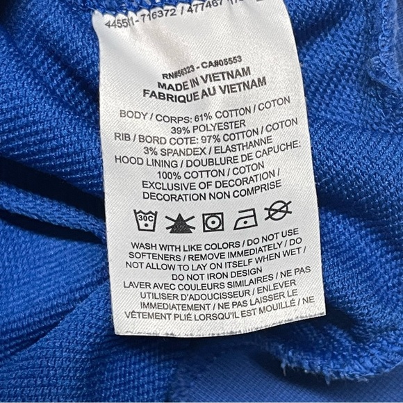 Nike Men's Blue Hoodie Sweater with extra zipper pocket - Picture 11 of 11